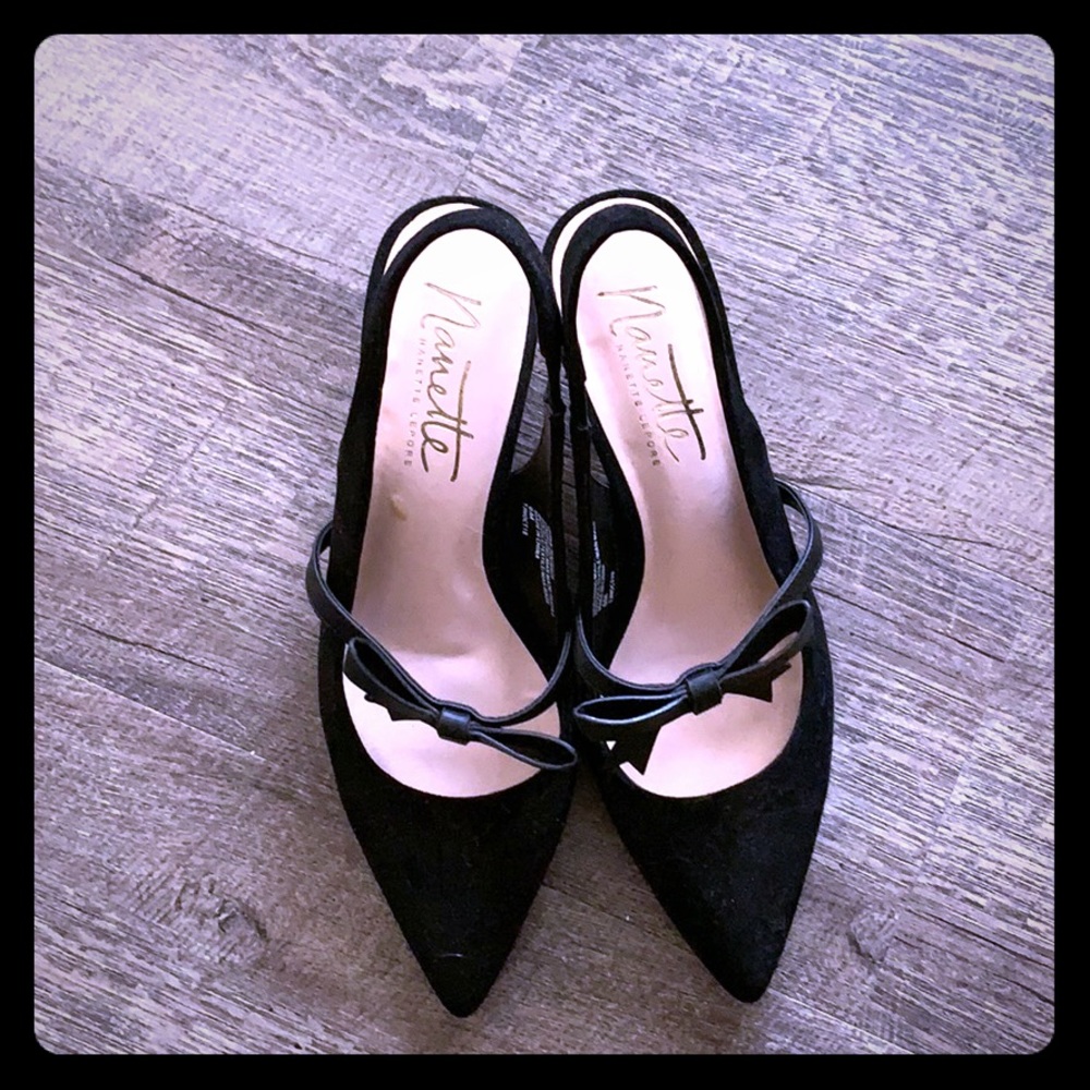Kitten heels.